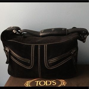Tod’s Miky Suede black bag